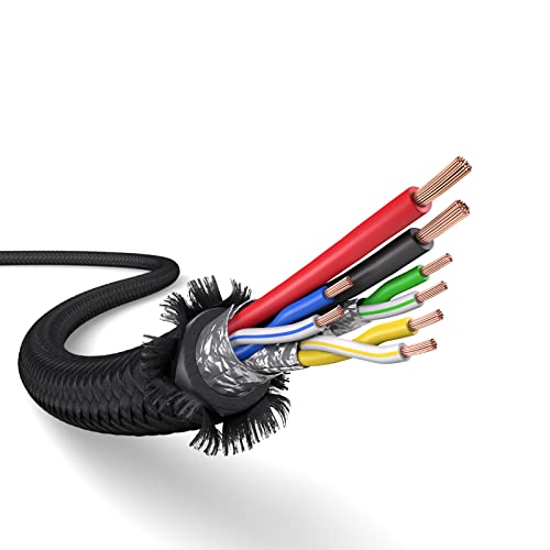 PAXO Câble d'imprimante USB C 2m, haut débit 10 Gbit/s pour transfert rapide, USB C mâle vers USB B, câble de chargement